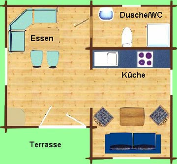 Grundriss Gartenhaus Bodden