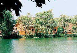 Der Weiher beim Gasthaus